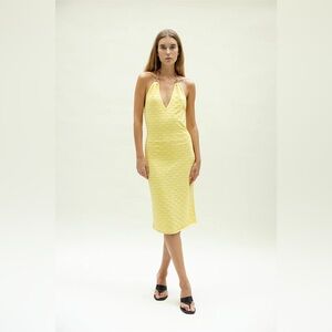 Musier Paris Losde Dress in Yellow